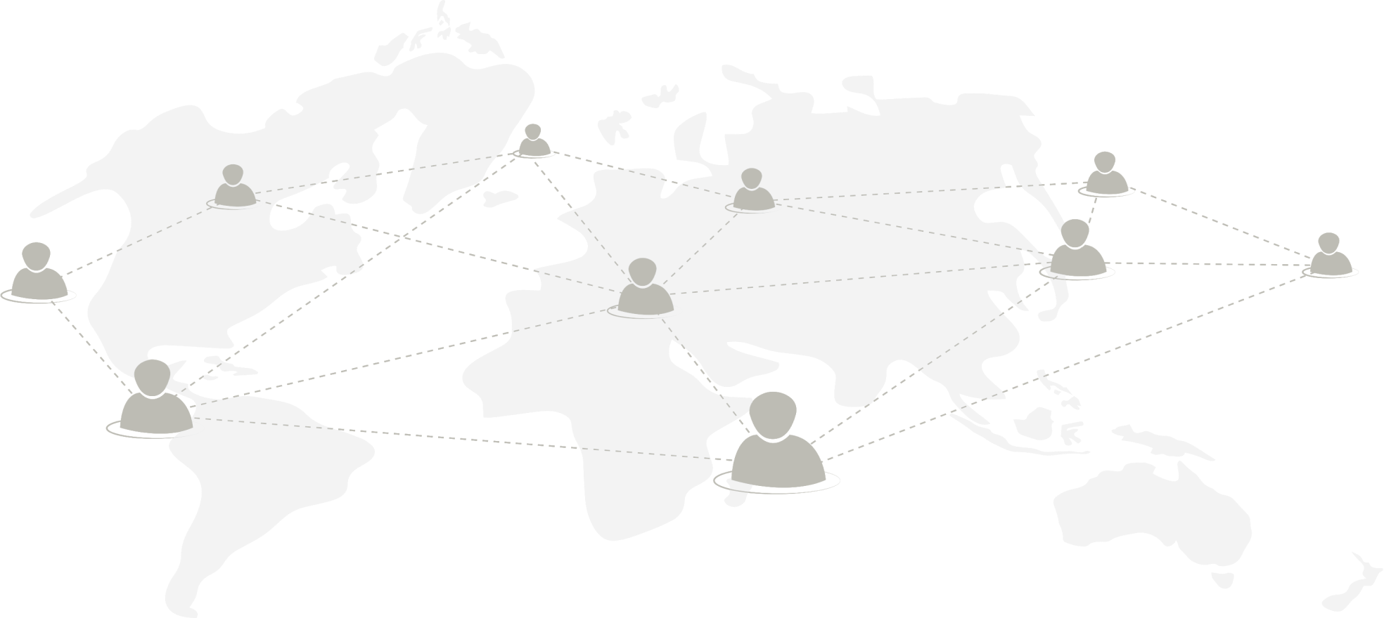 Global network map
